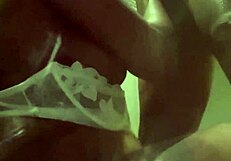 Sucking Shoe Plugg In Front Of The Fridge