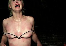 Blonde Gets Tied in BDSM Bondage