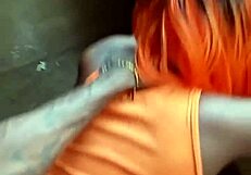 Standing Doggy African Teen Takes Bbc Like A Slut