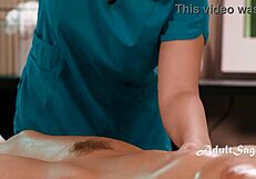 use my tongue, baby? lesbian massage turns into face-sitting frenzy with leana lovings and blake blossom