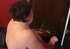 Dildo Chair Orgasm With Big Ass, Relaxing And Enjoyable