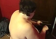 Dildo Chair Orgasm With Big Ass, Relaxing And Enjoyable