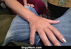 Stepmom wanted to prove to him that she could make stepson feel so much better than orgymom