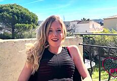 Does Aurbeaureal Blonde Love Dick? Big Tits Adore It!