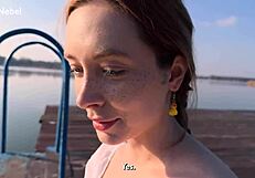 I met a sad cutie on the dock, fucked her, and her sadness vanished