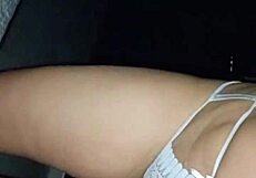 Colombian bride's big ass tempts with homemade sucking tease