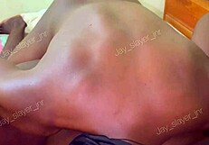 Equatorial guinea bbw mom gets her hairy fat pussy fucked hard till she creams and screams on bbc cumshot