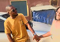 Joyfulsins ebony rychlofuk s velkým černým kokotem v doggystyle anále a cucání dvojité prcání