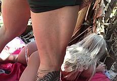 Beautiful Blonde Sex Toy Wanders Streets And Gets Ass Fucked By Stepfather