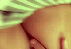 subtle pussy fingering tease