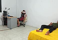 Step Sister Sitting While I Masturbate For Her