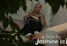 Jasmine Rouge - Chill Night And Dildo Play With Tight Pussy