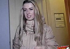 German Scout Picks Up Slim Office Girl Adriana Sweetblonde for Casting Fuck in Berlin