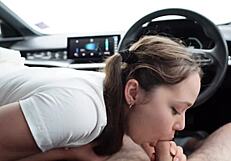 A Cab Driver Saw Me Masturbating And Fucked Me