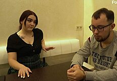 she let her husband get pegged by her girlfriend!