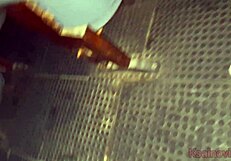 A cuckold takes his wife to a porn cinema where she fucks strangers