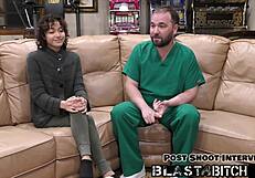 Brooklyn Rossi Sucks Dick, Gets Fucked, And Blasted With Huge Load Of Cum