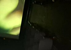 A cuckold takes his wife to a porn cinema where she fucks strangers