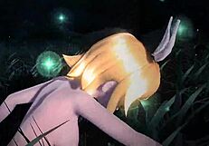 Kagamine Rin, Meiko, and Haku in full nude mod