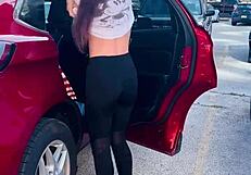 compilation of dressing up by the car