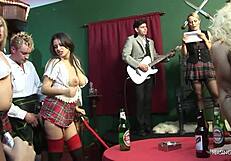 may days pub celebration turns into orgy for blondes brunettes and guys