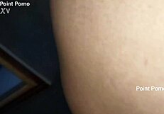 My friend left me alone with his wife, and I devoured her naughty pussy, filling it with cum