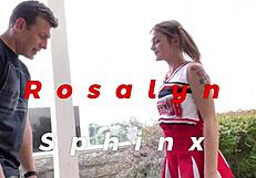 that horny cheerleader rosalyn sphinx sucked me off until she couldnt see me so i had to slam that snatch until her vision was back to 20 20