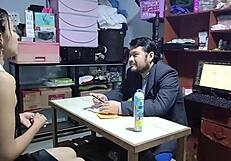 Secretary Fucks Boss for Job Security