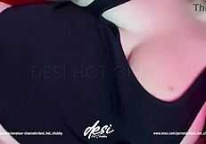 Busty Indian Aunty Masturbates Her Hairy Pussy Intensely