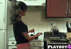 Long Legged Asian Teen 18+ Bryiana Noelle Posed In Lingerie Before Striptease