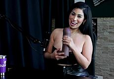 Amy Yamaguchi Shows Huge Tits and Pussy in Sheer Red