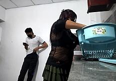 What's the neighbor doing masturbating while looking at me