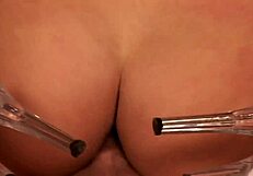 Blondes intensely fuck in threesome part 1