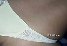 My friend left me alone with his wife, and I devoured her naughty pussy, filling it with cum