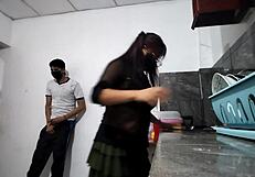 What's the neighbor doing masturbating while looking at me