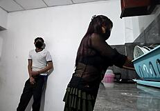 What's the neighbor doing masturbating while looking at me