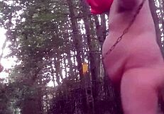 Slave session at home and in forest 2024-06-25