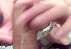 Bathroom Sex With A Mature Woman In A Very Close View?