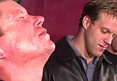 Blonde Teases with Sucking Midget and BBC Until Cum Covered