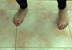 Suggestive Feet Dancers Move Sensually