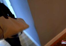 horny nerdy ginger dezi rae gets finger fucked and deepthroats a hard cock