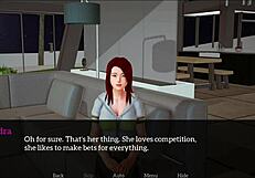 My new family game with blonde and brunette teens