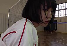 Japanese Busty Volleyball Babe's Secret Tits Practice Video 7