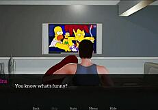 My new family game with blonde and brunette teens