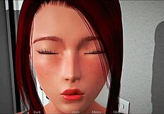 My new family game with blonde and brunette teens