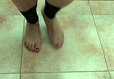 Suggestive Feet Dancers Move Sensually