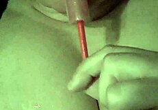 Sucking a L and Playing with My Tits