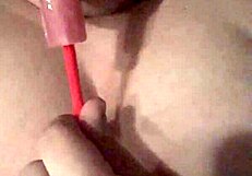 Sucking a L and Playing with My Tits