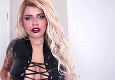 gabriella gushi, a slutty brazilian blonde, gets fucked by bbc in anal and pussy