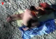 beach voyeur busty cougar milf getting fucked by young guy